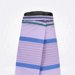 White  Beetle Green Tufts Blue Ring Cotton Lungi